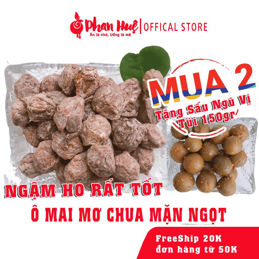 [ Dùng thử ] Ô mai xí muội mơ chua mặn ngọt Phan Huệ đặc biệt, mơ miền Bắc chọn lọc, đặc sản Hà Nội