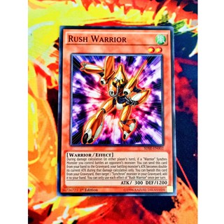 [ Đỗ Lạc Shop ] Thẻ Bài Yugioh Monster Rush Warrior - SDSE-EN002 - Common