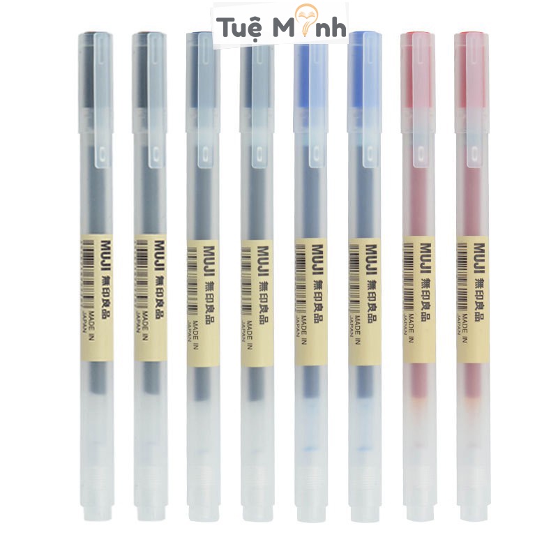 Bút gel MUJI Chính Hãng 100% ngòi 0.38/0.5mm, bút mực gel đi nét nhiều màu B04