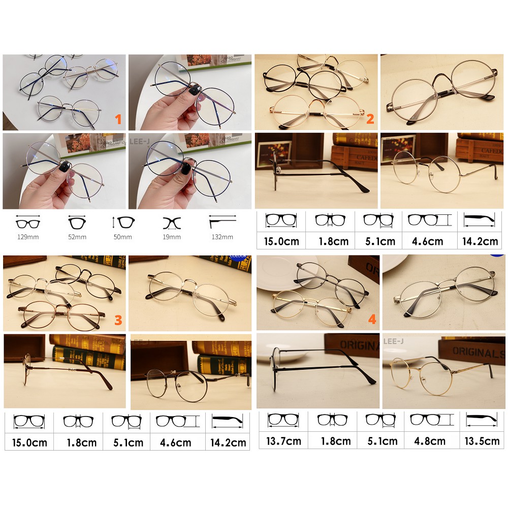 Kính cận UNISEX [Trả Order]