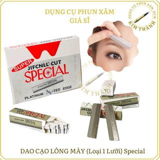 [1 Hộp 10 Chiếc] DAO CẠO LÔNG MÀY(Loại 1 Lưỡi) Special ,Dao Tỉa Lông Mày, phun xăm thẩm mỹ