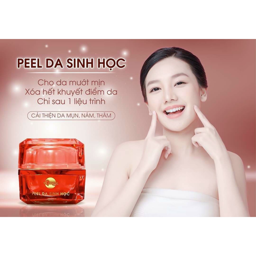 Peel da sinh học Ncollagen 25g - Làm sạch tế bào da chết, làm trắng da, giảm nhăn da, giảm nám, làm mờ tàn nhang