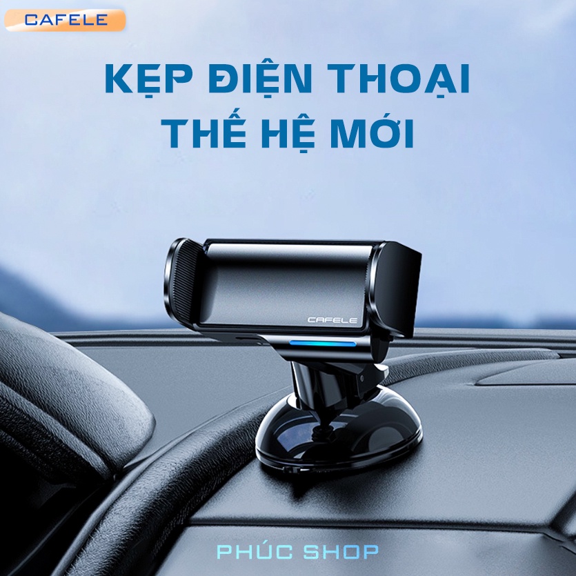 Giá Đỡ Điện Thoại Trên Ô Tô Chính Hãng Cafele 2022 | Sạc Pin, Kẹp Điện Thoại Hợp Kim Cao Cấp, Sang Trọng, Chắc Chắn