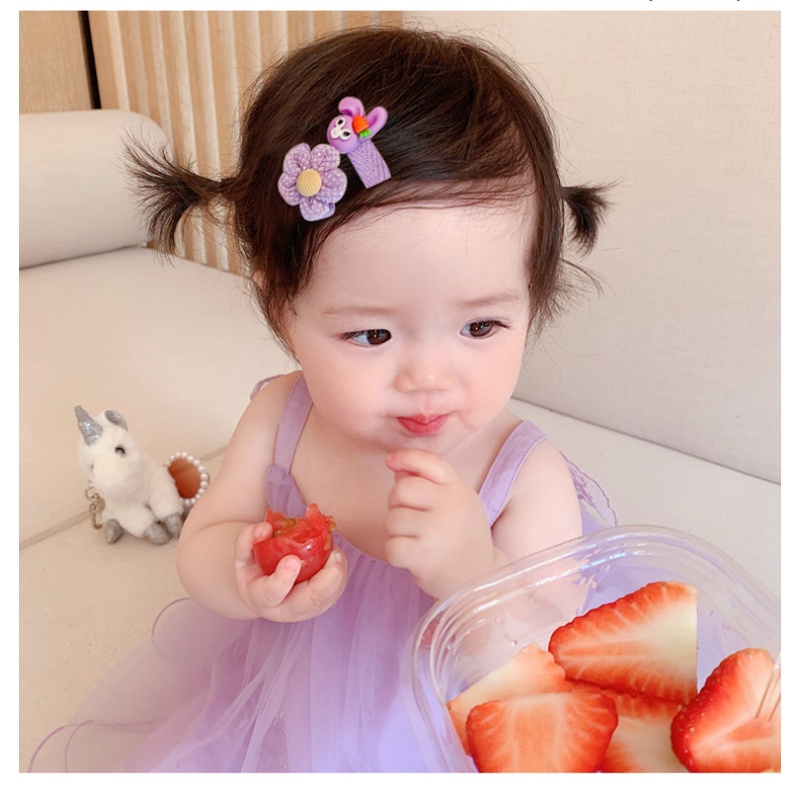 Bộ Kẹp Tóc Mái Và Kẹp Tóc Cỡ Nhỏ Dễ Thương Cho Bé