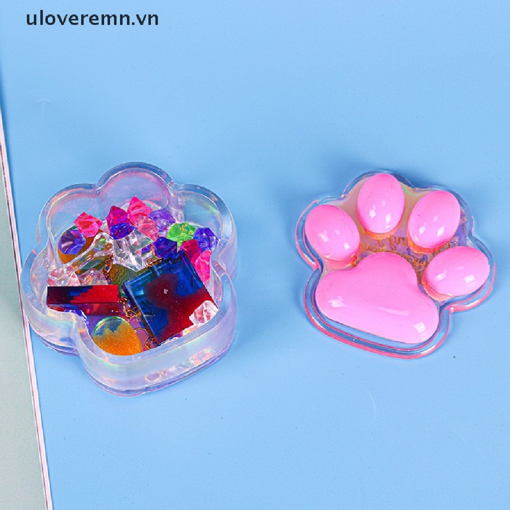 Khuôn Silicone Tạo Hình Móng Vuốt Mèo Làm Hộp Trang Sức DIY