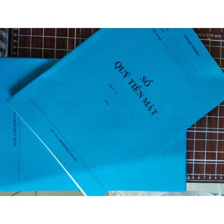 Sổ quỹ tiền mặt A4 (Combo 10 quyển)