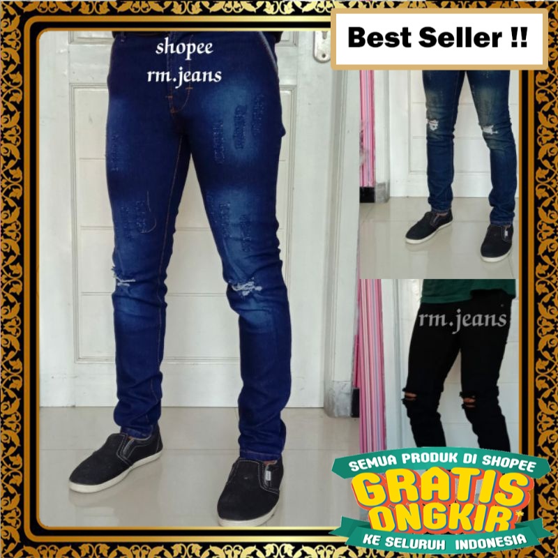 LEVIS Quần Short jean Rách Gối Màu Đen Thời Trang Cho Nam
