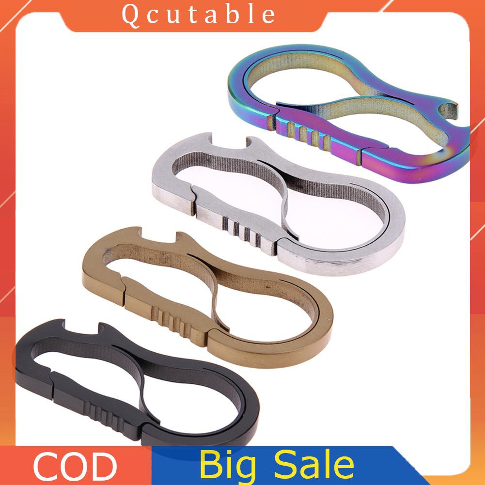 Móc Khóa Carabiner Bằng Hợp Kim Titanium # S4