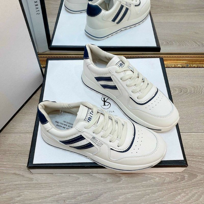 Giày thể thao trắng 2 vạch