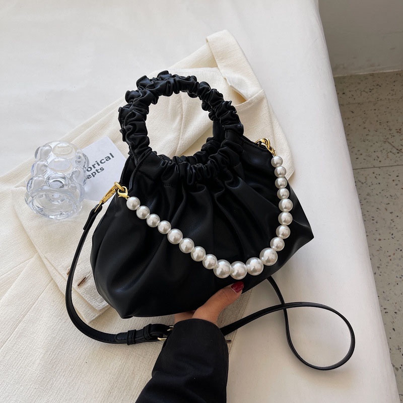 Túi Đeo Vai Xếp Ly Cầm Tay Thiết Kế niche Cho Nữ