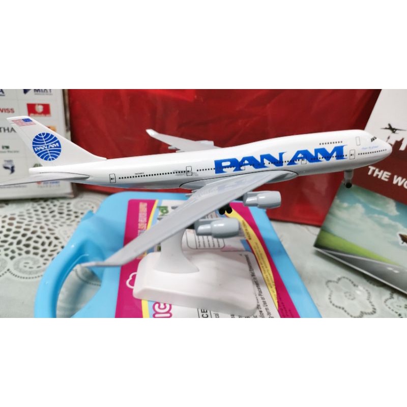 Mô hình máy bay PAN AM kim loại 20cm