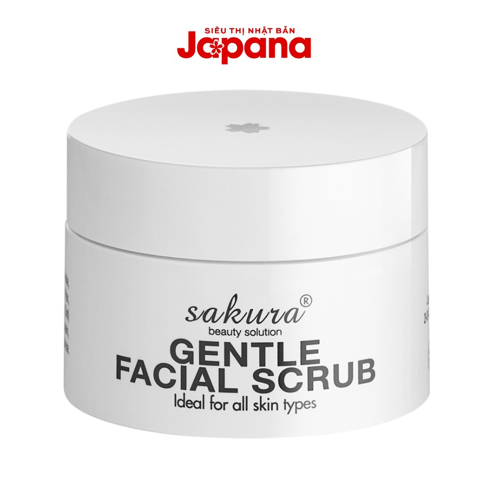 Kem tẩy tế bào chết da mặt Sakura Beauty Solution Gentle Facial Scrub 30g