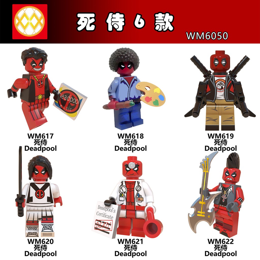 Minifigures Các Mẫu Nhân Vật Dead pool Mẫu Ra Mới Nhất WM6050