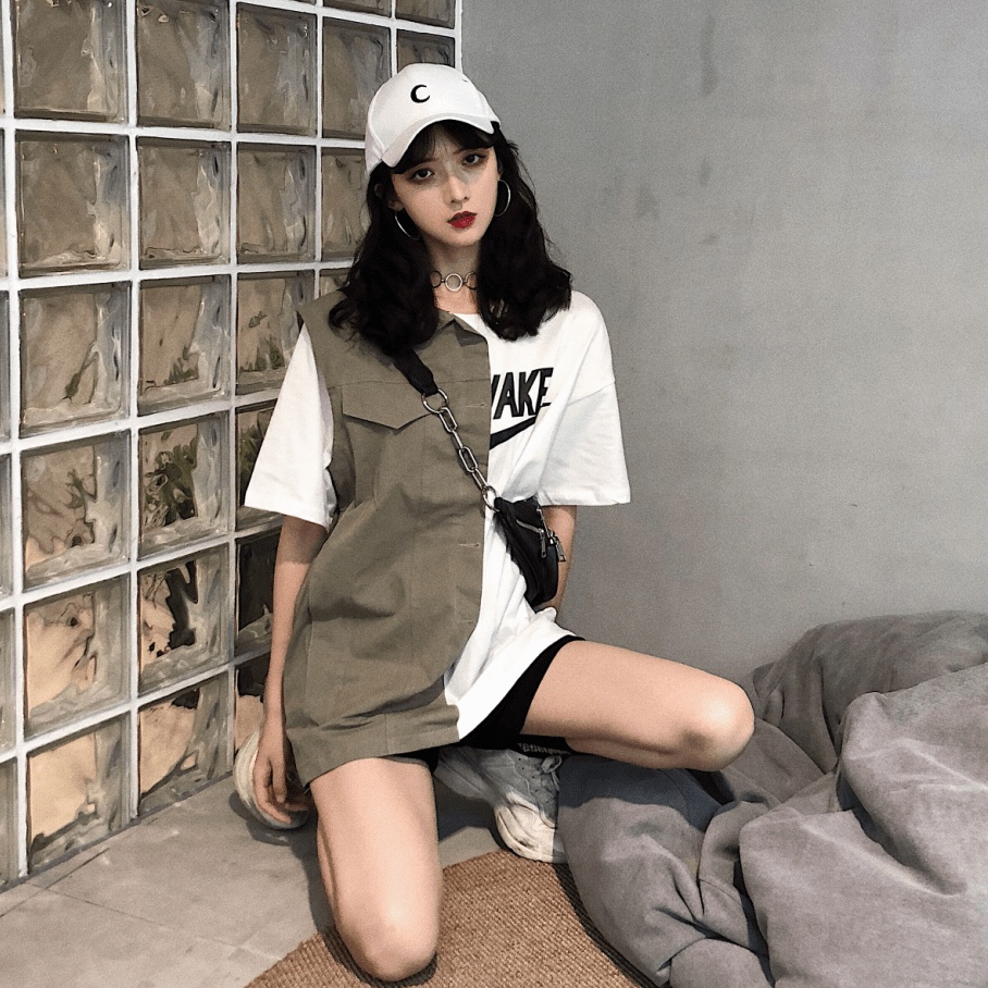Áo Thun Tay Ngắn Dáng Rộng Thời Trang Hàn Quốc 2022