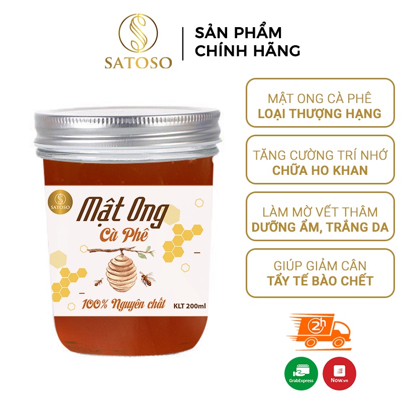 Mật ong hoa cà phê nguyên chất thương hiệu SATOSO SA135