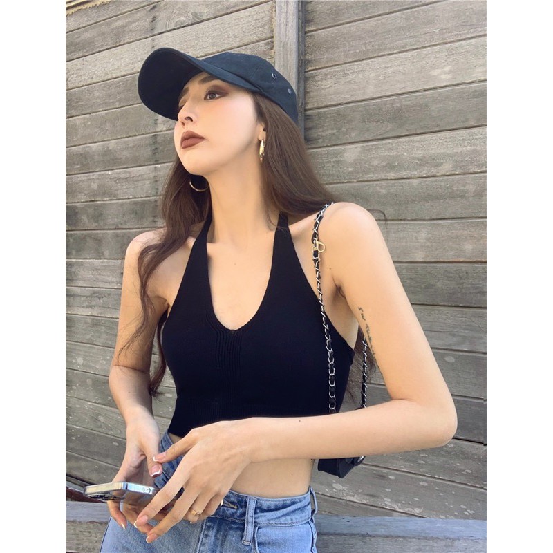 [Mã FASHIONT4WA2 giảm 10K đơn 50K] Áo cổ yếm 95k | BigBuy360 - bigbuy360.vn