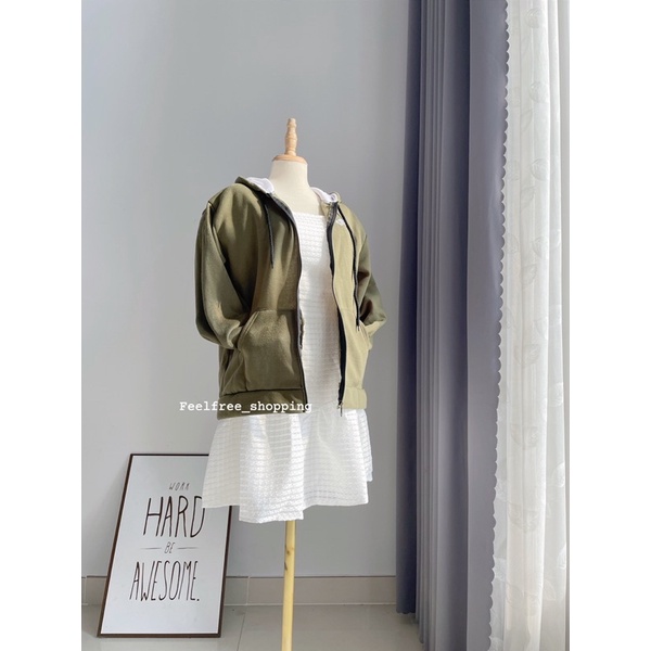 Áo Hoodie Zip Lót Bông Mặc Đi Học Đi Chơi (Hình Thật)