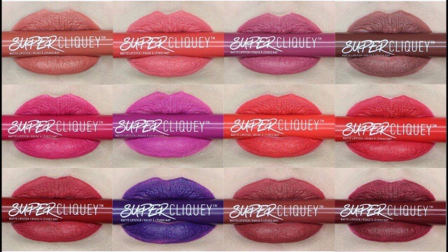 Son môi nyx super cliquey matte lipstick