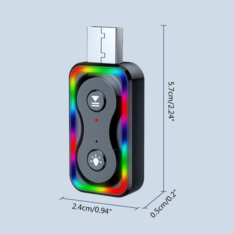 Bộ Truyền Nhận Tín Hiệu Bluetooth 5.3 2 Trong 1 Cho Tai Nghe Máy Tính