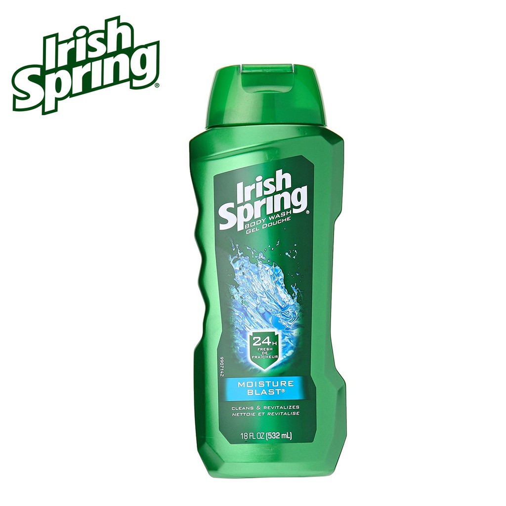 Sữa tắm Nam Irish Spring Moisture Blash Body Wash - 532 ml