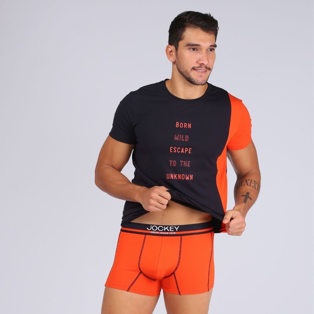 Áo Phông Nam Jockey Cotton Pima Ngắn Tay In Chữ Mềm Mại Cao Cấp - JUMT0318 | BigBuy360 - bigbuy360.vn