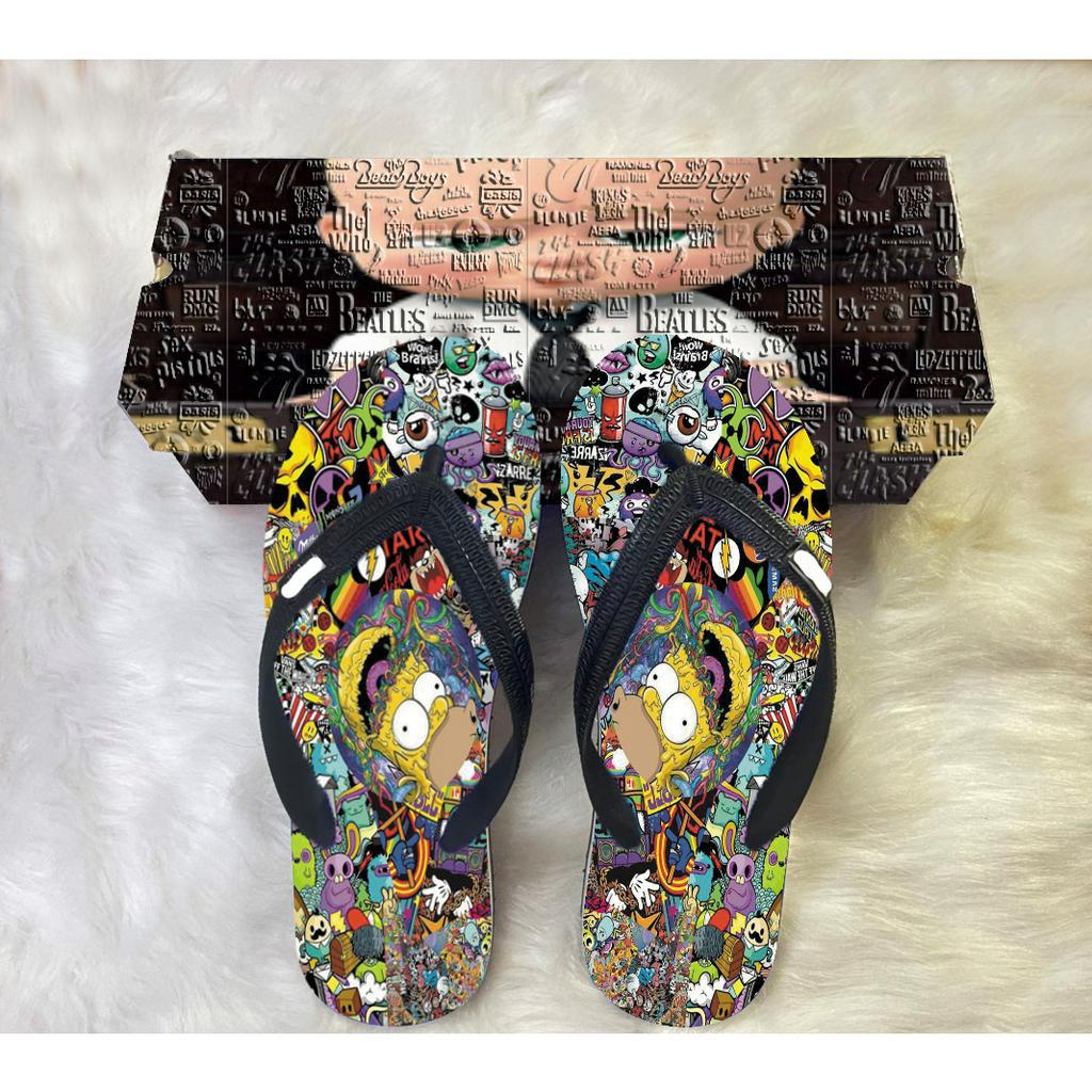 Dép tông lào hoạt hình , dép kẹp nam 3D xỏ ngón 14 mẫu