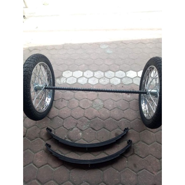 Bánh Xe Đẩy Xe Kéo  300 - 19 , Vành Xe , Niền Xe