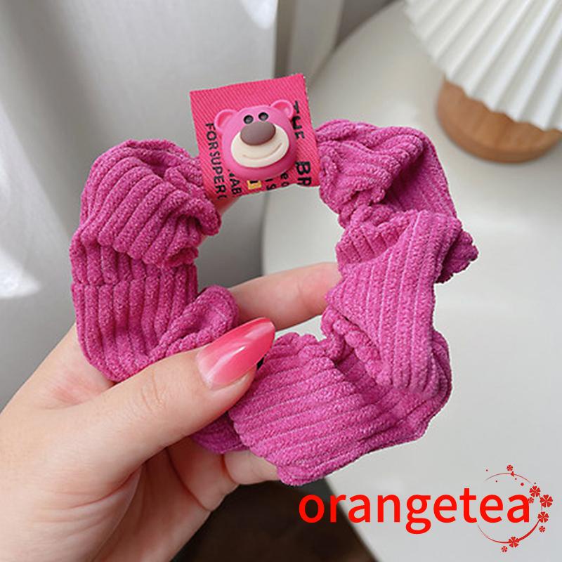 Dây buộc tóc co giãn họa tiết hoạt hình dễ thương cho nữ