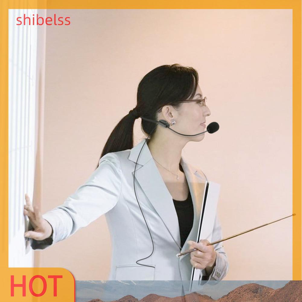 （ʚshibelss）Lightweight Wired Class Presentation Amplifier Speaker Microphone Headset