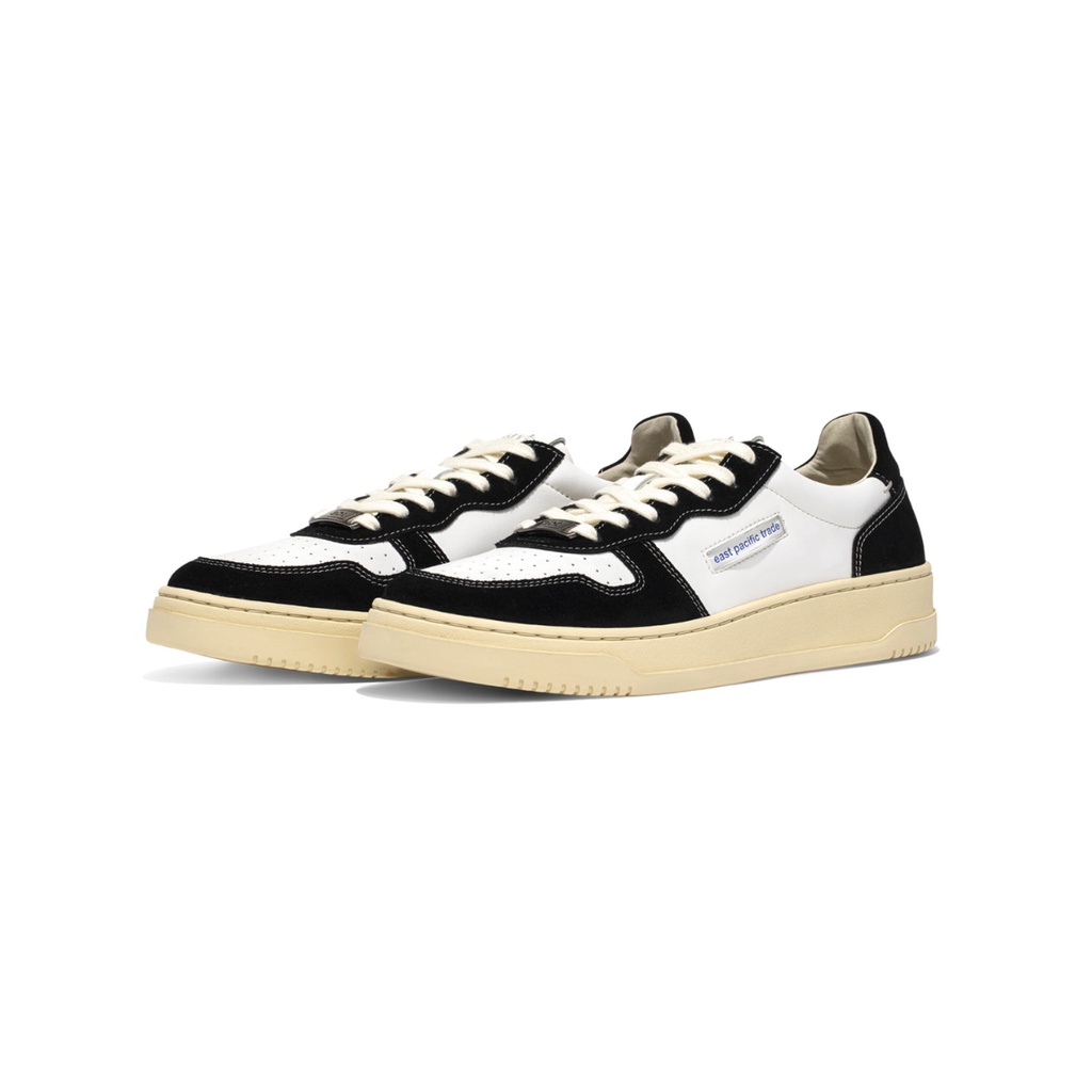 Giày thể thao sneaker hiệu EPT - COURT - Màu đen/trắng nam nữ