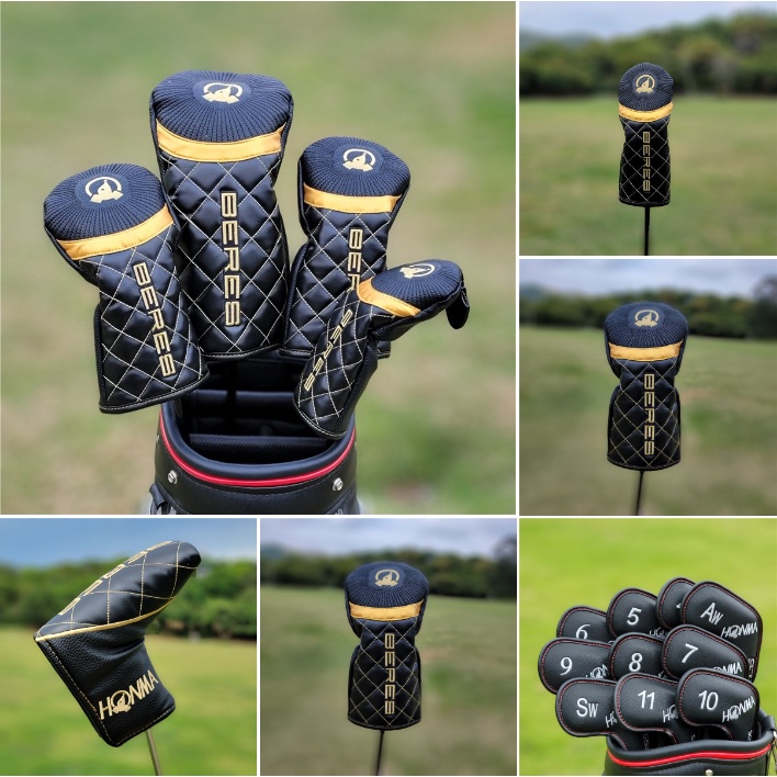 Honda BERES Golf Club Cover 135UT Golf Wood Cover cho Golf Driver Golf Fairway Woods Golf Hybrid Da 