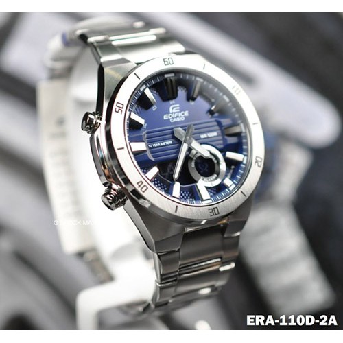 Đồng Hồ Nam Casio Edifice ERA-110D-2AVDF Dây Kim Loại - Tuổi Thọ Pin 10 Năm