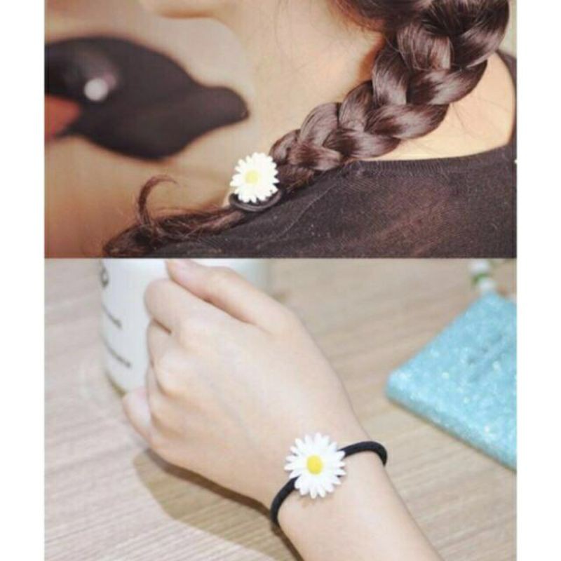 HOT | KẸP TÓC HOẶC DÂY BUỘC TÓC HOA CÚC CỰC XINH | VIDEO THẬT | KISS PLAZA