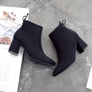 Boots da lộn 7p buộc dây
