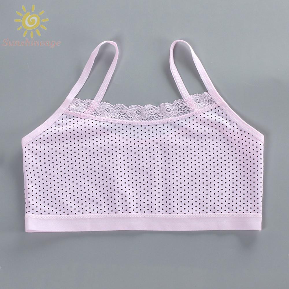 Áo Lót Cotton Mềm Mại Cho Bé Gái Tuổi Teen