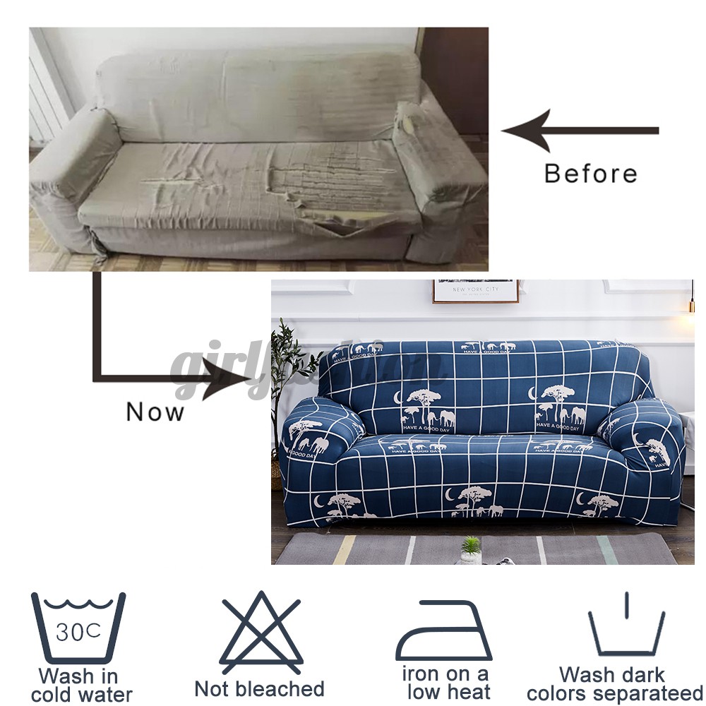 Bộ 1 / 2 / 3 / 4 Miếng Phủ Cho Ghế Sofa