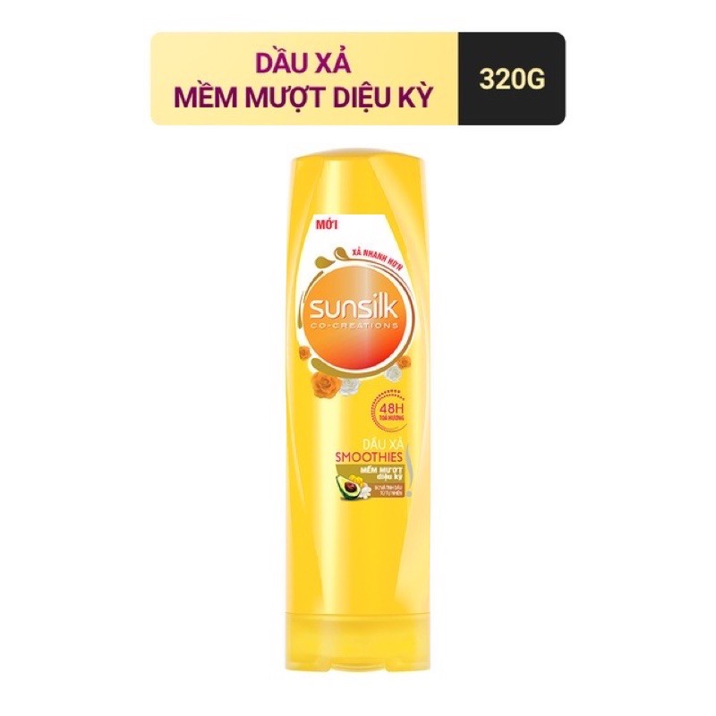 Dầu xả sunsilk 320g óng mượt rạng ngời đủ màu