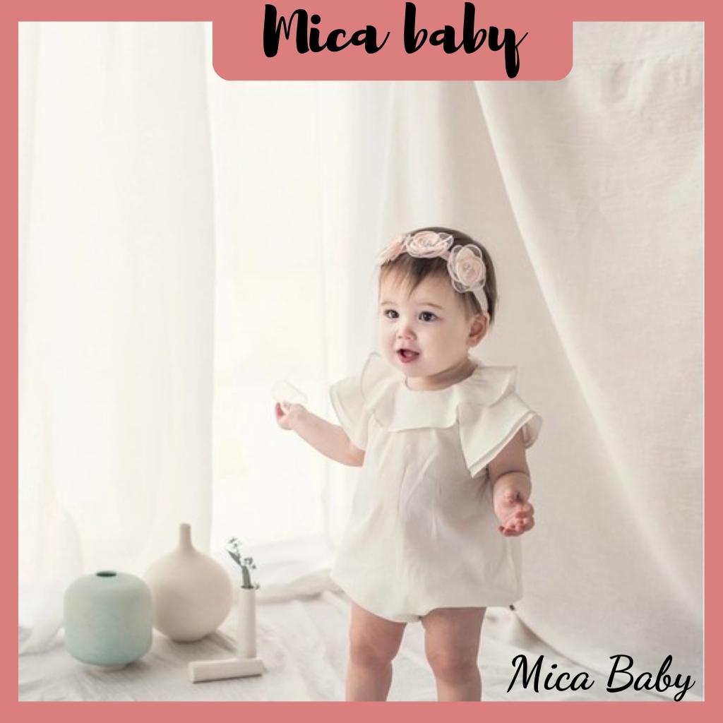 Băng đô kiểu dáng hoa hồng dễ thương cho bé Mica baby BD01