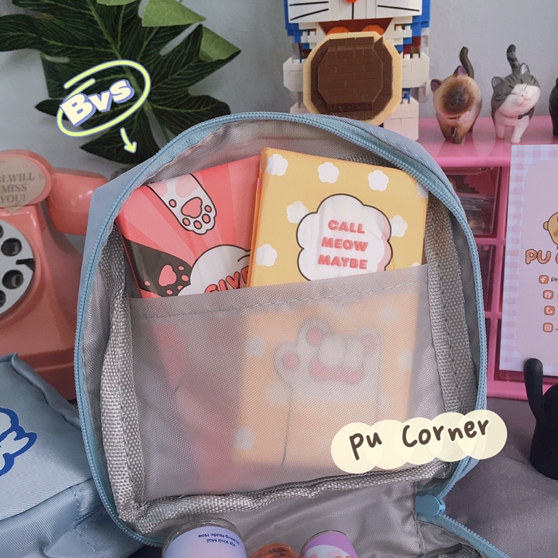 Túi ví vải đựng đồ cá nhân đa năng mini cute