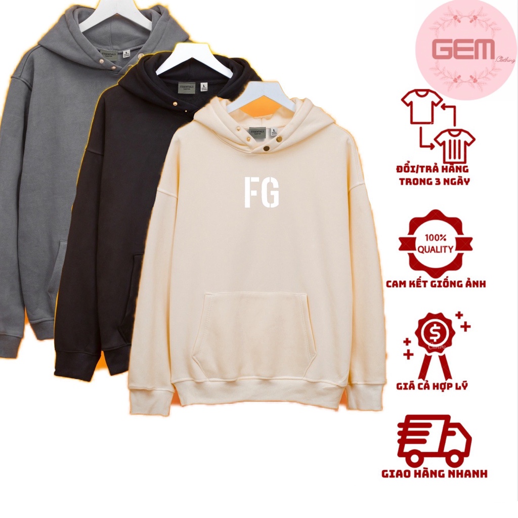 Áo nỉ hoodie FG ulzzang form rộng , Áo nỉ hoodie unisex nam nữ form rộng oversize chất liệu Cotton kiểu dáng Hàn Quốc