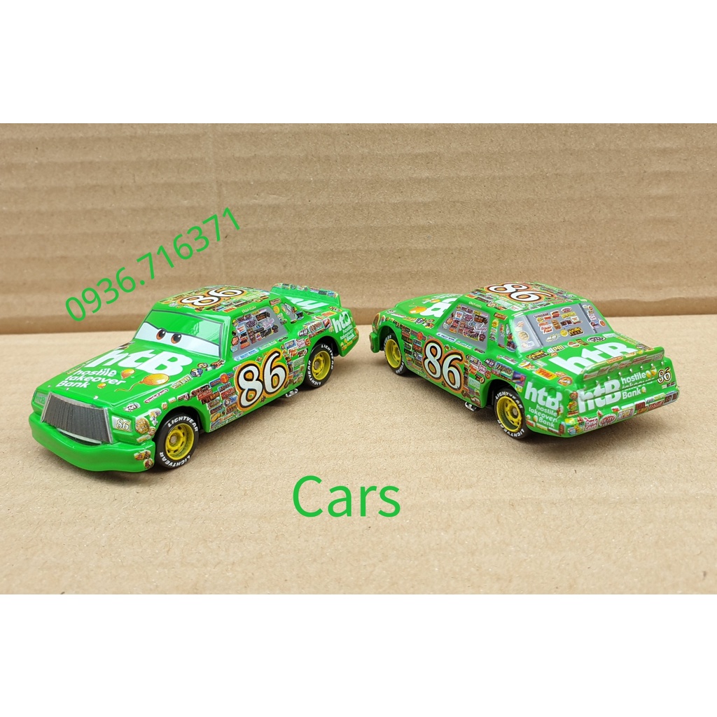 Xe mô hình tomica Nhật Bản - Cars không hộp - Chick Hicks - màu xanh