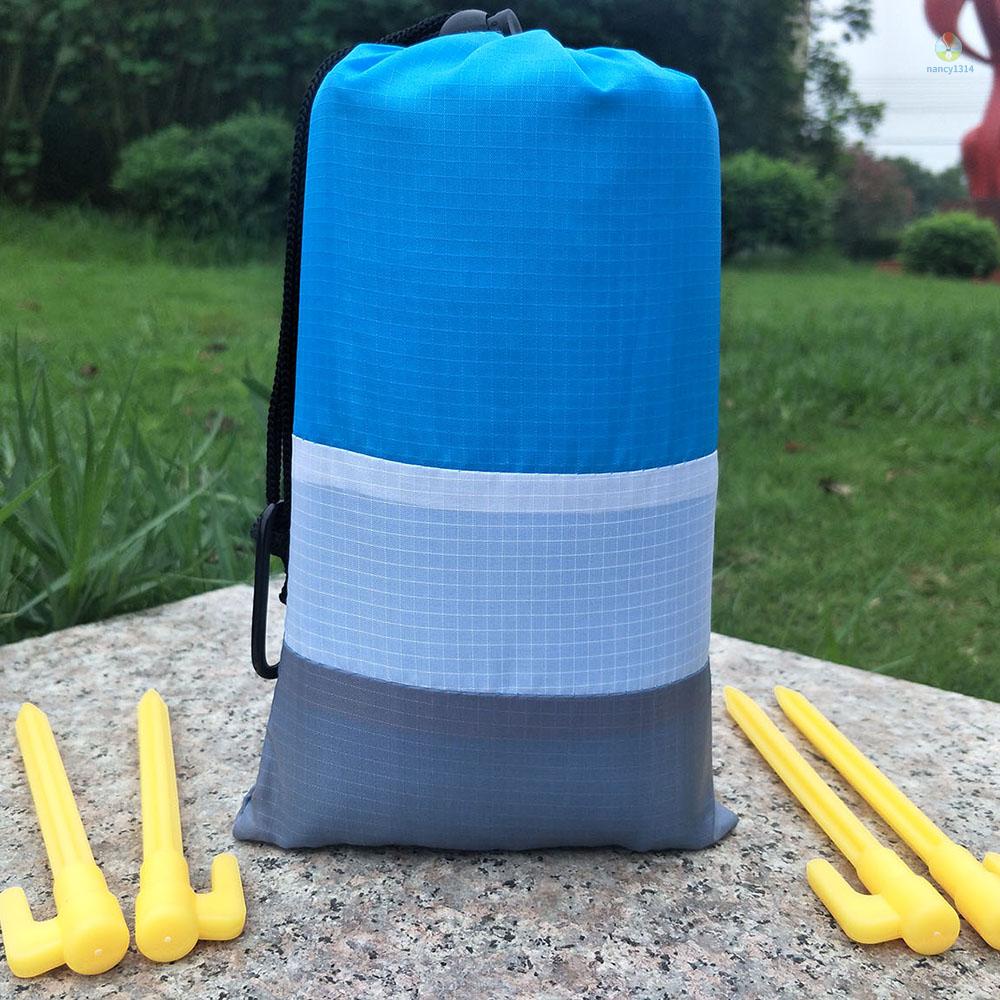 Set 5 Thảm Trải Dã Ngoại/Bãi Biển Chống Thấm Nước Siêu Nhẹ Kèm Túi Đựng