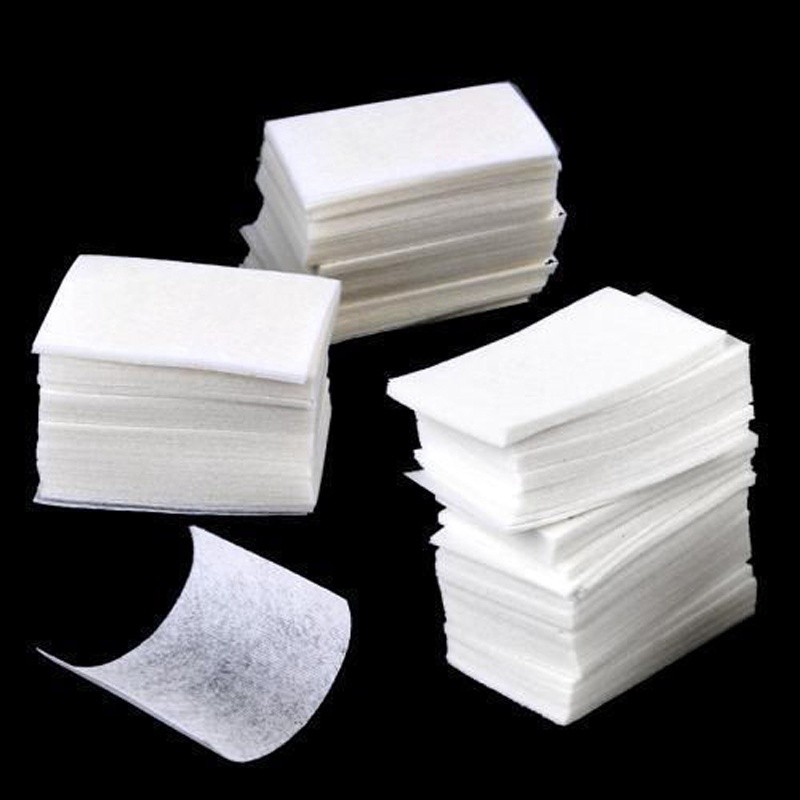 [Hàng mới về] Bộ 1000 Khăn Tẩy Sơn Móng Tay Bằng Chất Liệu Cotton