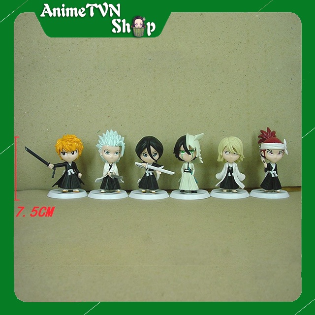 (Có lẻ) Set Combo 6 Mô hình Figure Anime/Manga Bleach (Sứ Mạng Thần Chết)