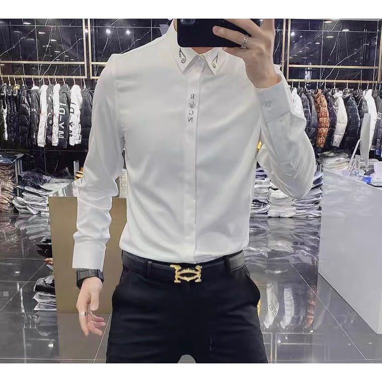 Áo sơ mi nam, Áo Somi Nam dài tay chất lụa Mềm mịn không xù không bai nhão khi giặt hàng xịn mẫu MS420