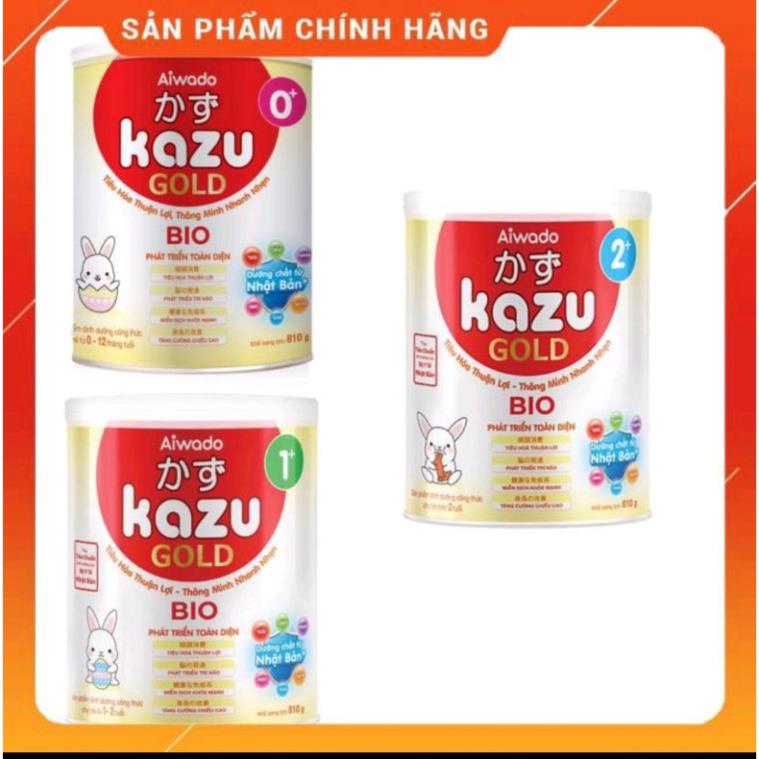 Combo 2lon Sữa bột kazu gold bio 810g