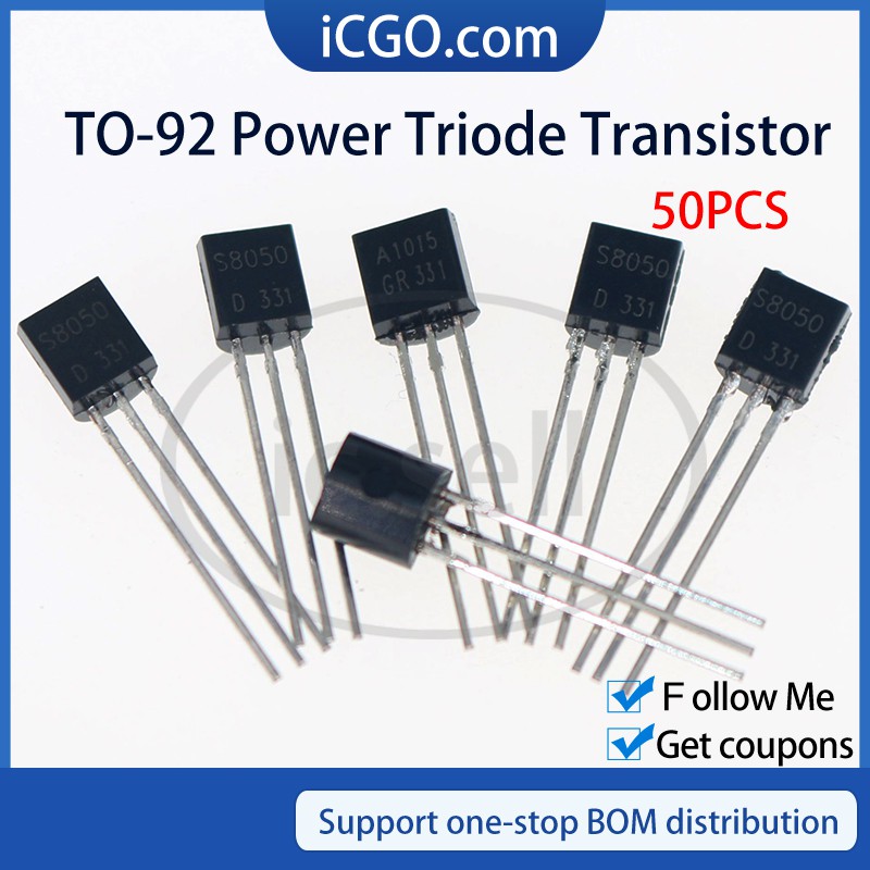Transistor TO-92 2SC458 2SD468 MPSA05 MPSA06 KSP92 KSP94 BF422 BF423
