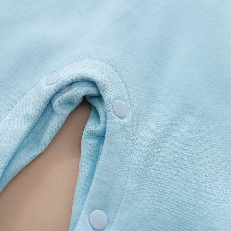 Áo liền quần dài tay cho bé trai 0-2 tuổi Quần áo 100% cotton