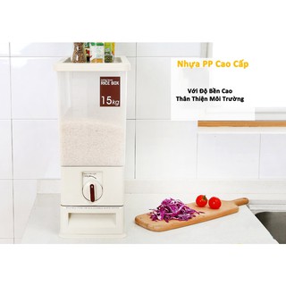 Thùng đựng gạo thông minh 15kg Rice Dispenser