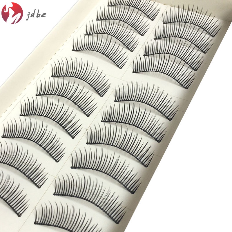 Set 10 cặp lông mi giả JDBE trang điểm tự nhiên

